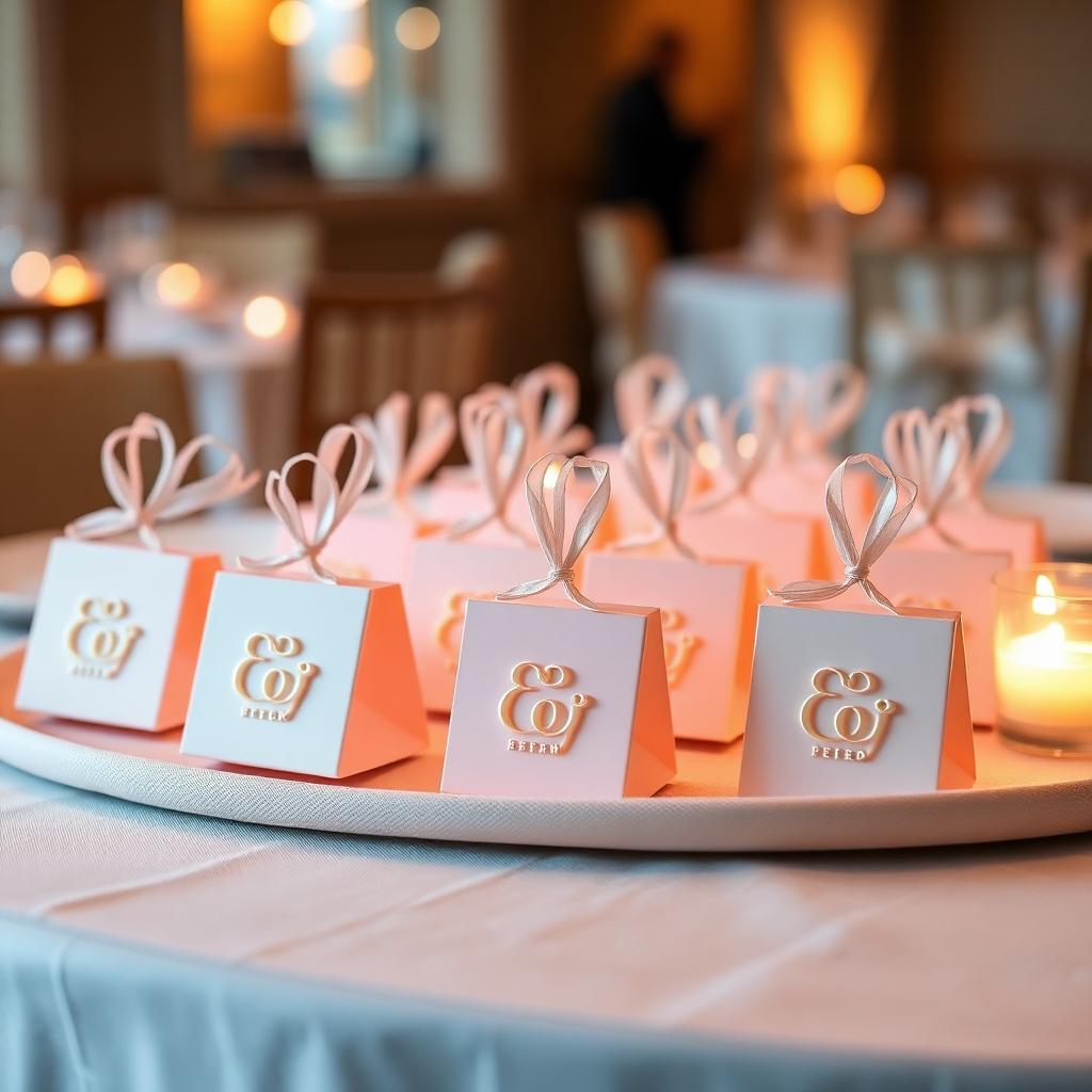 Souvenirs personalizados para evento social